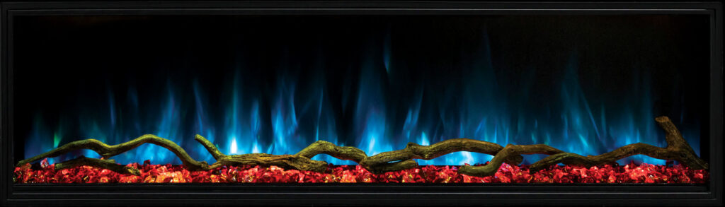 Landscape Pro Slim Cyan Flames Red Embers