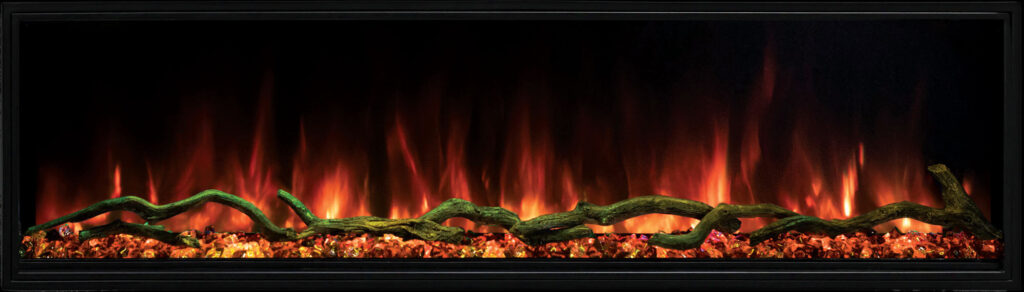 Landscape Pro Slim Orange Flames Red Embers