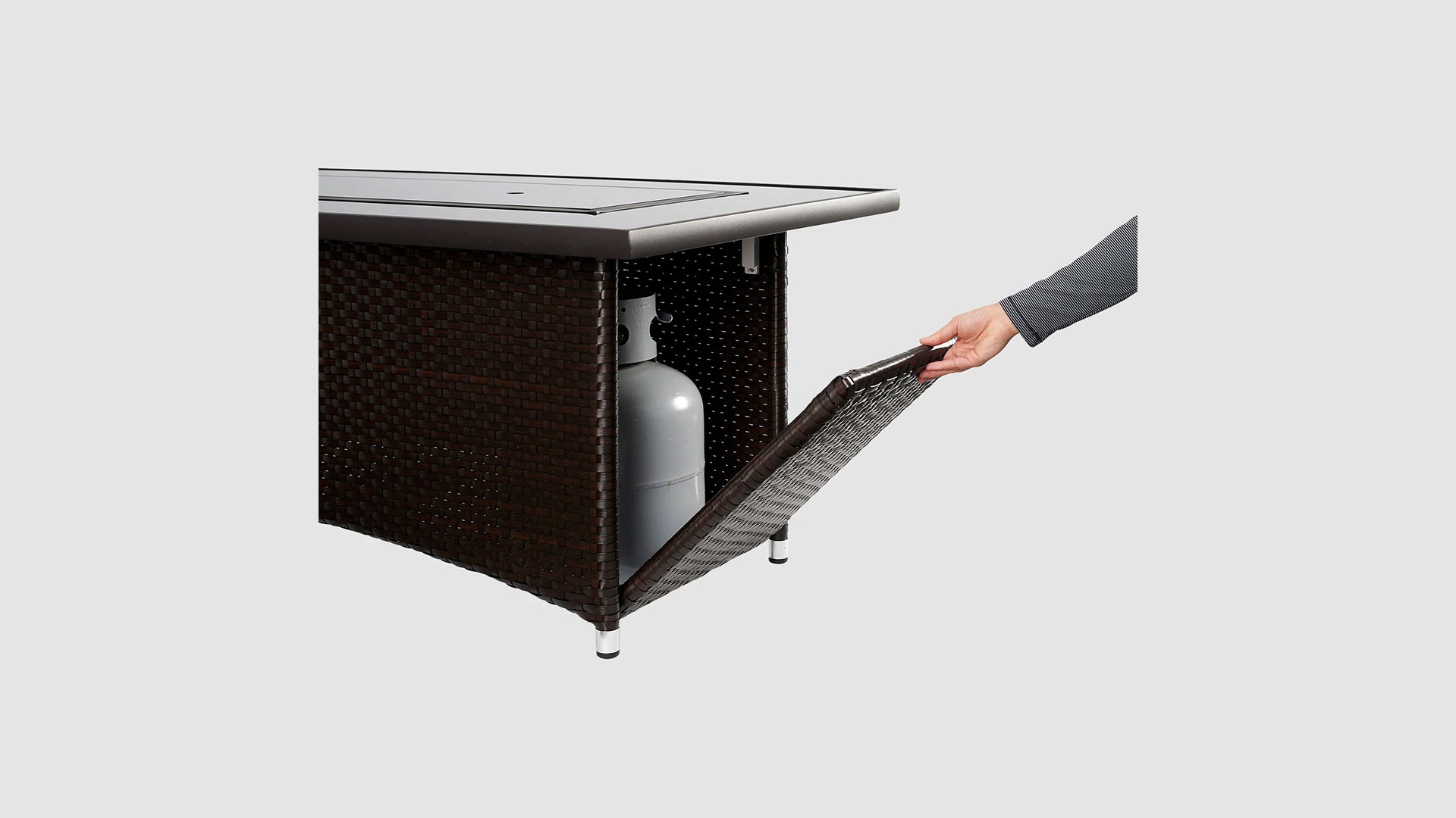 Outdoor Great Room Montego Linear Fire Pit