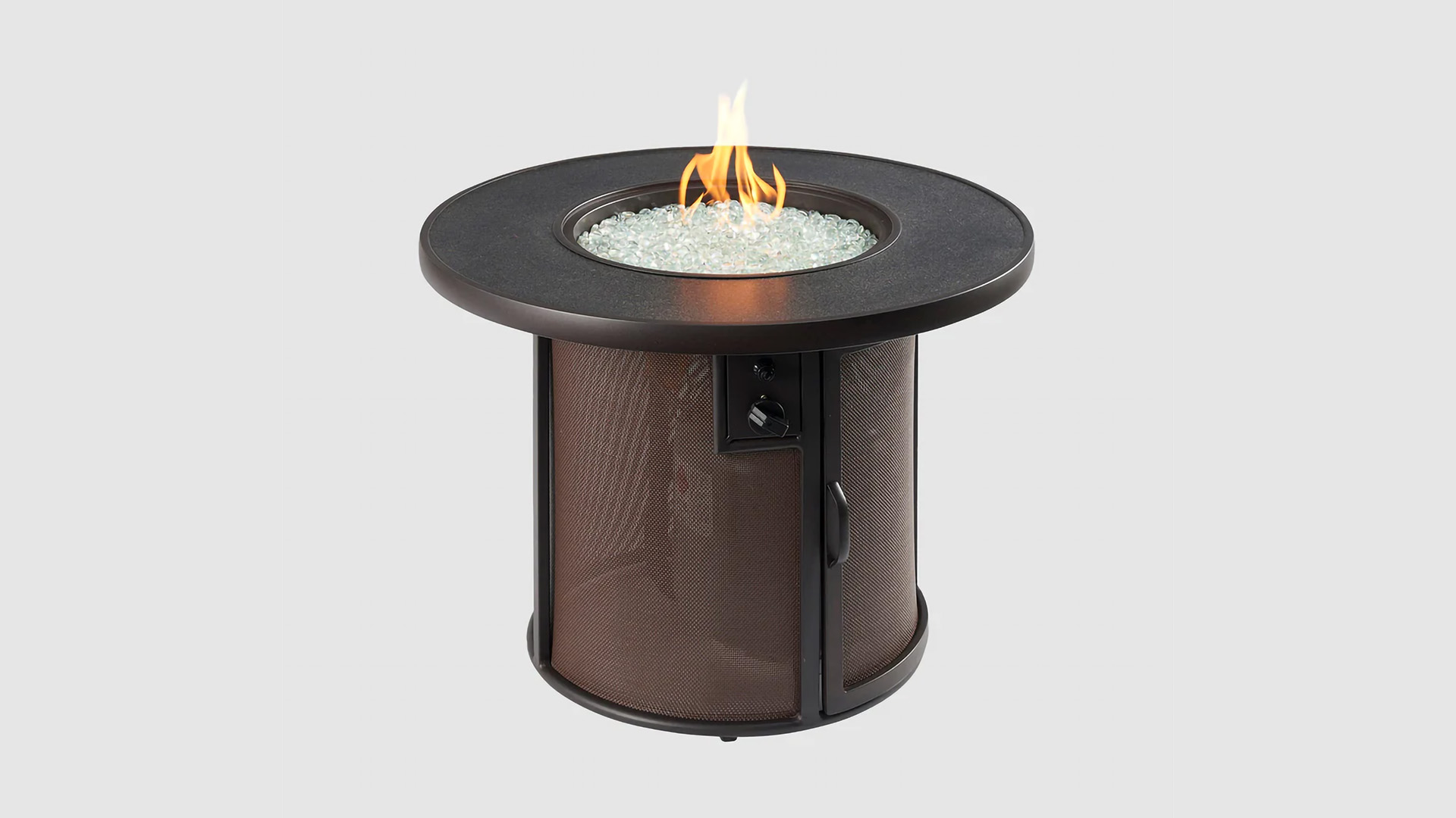 Outdoor Great Room Stonefire Round Gas Fire Pit